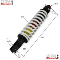 Stoßdämpfer hinten dirt bike (Modell 7) 450 mm Bilder 1 Stoßdämpfer hinten dirt bike (Modell 7) 450 mm Bilder 1