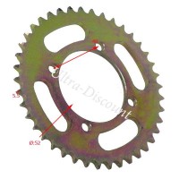Kettenkranz, verstärkt, 37 Z für dirt bike (Typ 2 : 420) Bilder 1