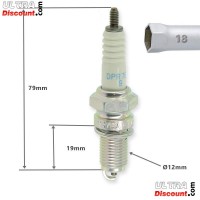 Zündkerze NGK DPR7EA9 für Shineray Quad 250ST-9C