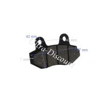 Bremsbeläge vorn für Motorroller Baotian BT49QT-7 (typ 2) Bilder 1