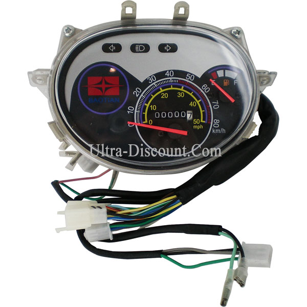 Tachometer für Skooter Baotian BT49QT-7, Ersatzteile Baotian BT49QT-7