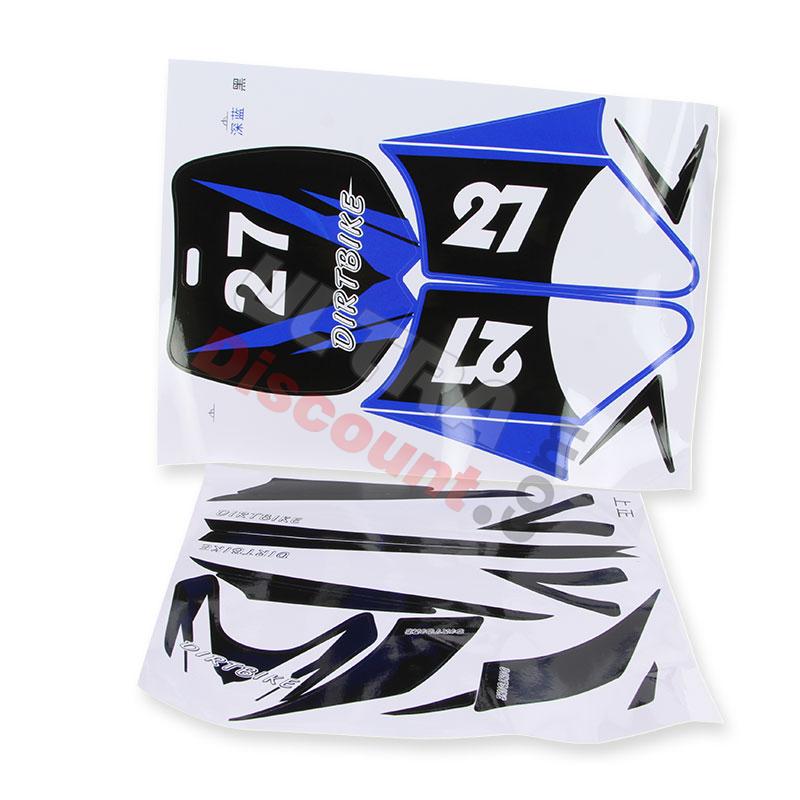 Dekor-Kit pocket cross, blau, Pocket Cross Teile
