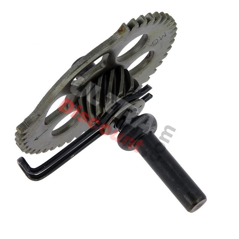 Kickstarterwelle mit Ritzel für chinesische GY6 125cc-150cc Roller, Chinesische Motorroller Teile