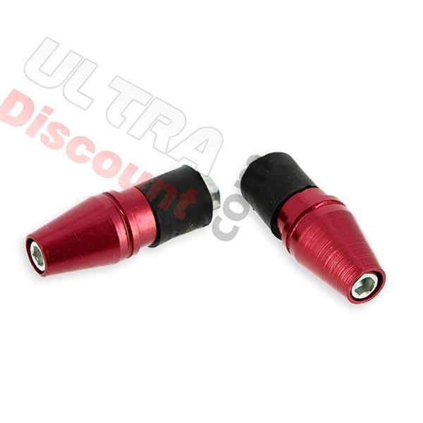 Lenkstangenende Tuning rot (Typ 5), Ersatzteile YAMAHA PW80