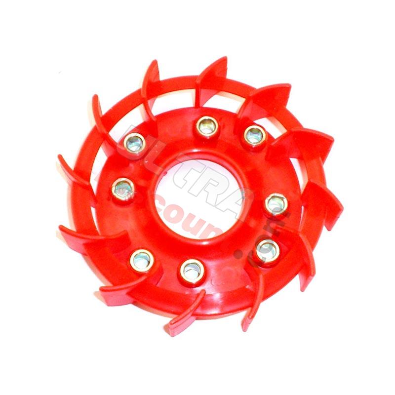 Flügelrad Tuning, rot, für chinesische Motorroller, Chinesische Motorroller Teile
