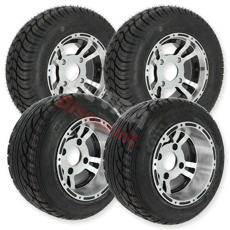 Räder Satz 4 Stk für Quad Shineray 250 ccm STIXE-ST9E, Ersatz Shineray 250 STIXE ST9E