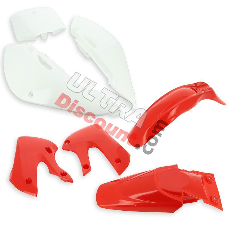 Verkleidung dirt bike 125 bis 250ccm ( rot ), Ersatzteile Dirt bike Verkleidung dirt bike 125 bis 250ccm ( rot ), Ersatzteile Dirt bike