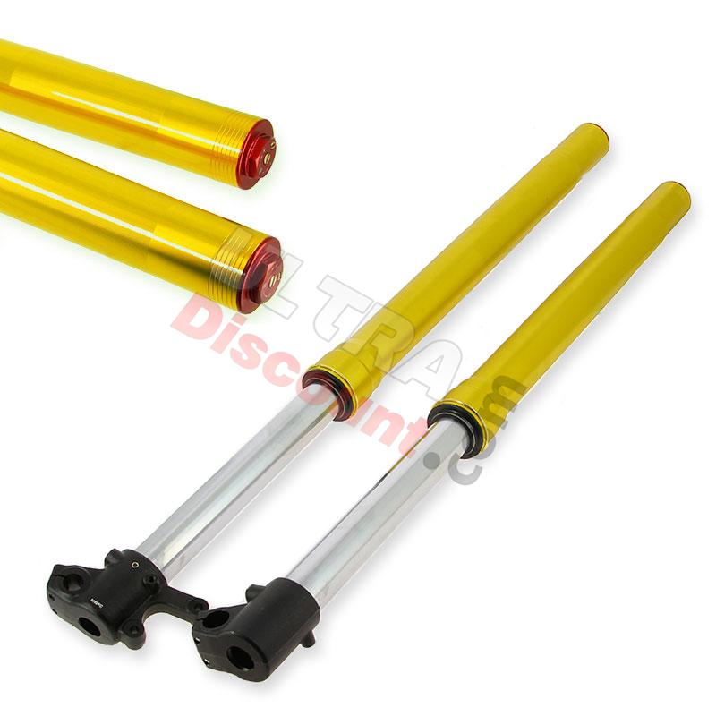 Gabelholme Qualitätsprodukt 800mm, einzige Einstellung, 15mm Radachsen - Gold, Ersatzteile Dirt bike