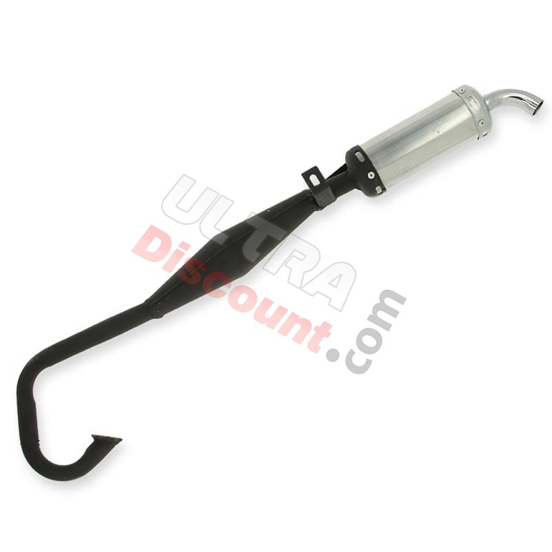 Tuning Auspuff pocket Supermotard Silber (Type 1), Teile Pockets Supermoto