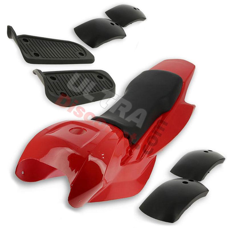 Verkleidung für pocket quad Rot Typ 3, Pocket quad Teile Verkleidung für pocket quad Rot Typ 3, Pocket quad Teile