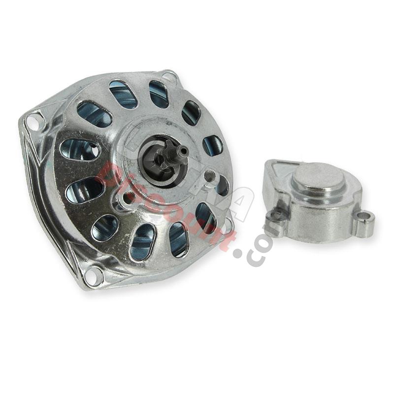 Kupplungsglocke + Ritzel 6 Z + Gehäuse Qualitätsprodukt, Pocket quad Teile Kupplungsglocke + Ritzel 6 Z + Gehäuse Qualitätsprodukt, Pocket quad Teile