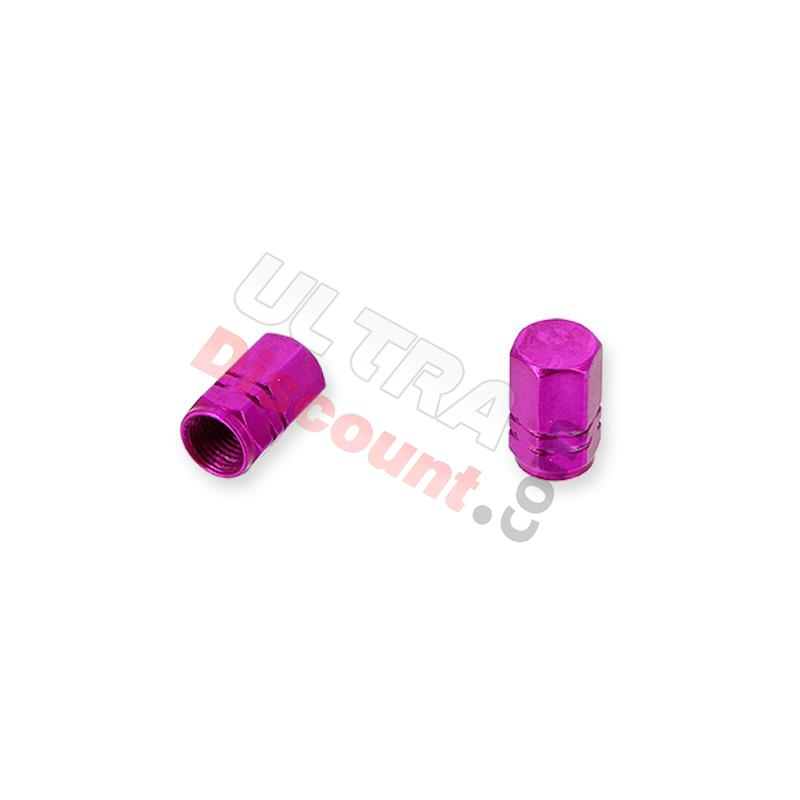 Paar Ventilkappen violet, Ersatzteile Baotian BT49QT-7 Paar Ventilkappen violet, Ersatzteile Baotian BT49QT-7