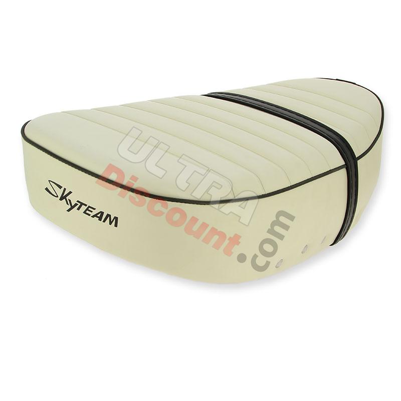 Sitzbank Tuning Skyteam für Dax 50 ccm bis 125 ccm (Elfenbein weiß, 2.4l), Teile Dax Skymax