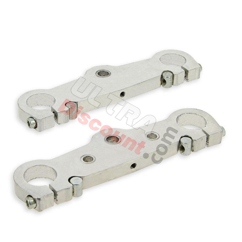Gabelbrücke (Paar) für pocket SuperMotard (145mm), Teile Pockets Supermoto