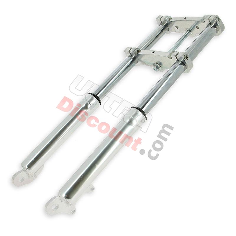 Gabel für pocket Supermotard (145mm) silber, Teile Pockets Supermoto