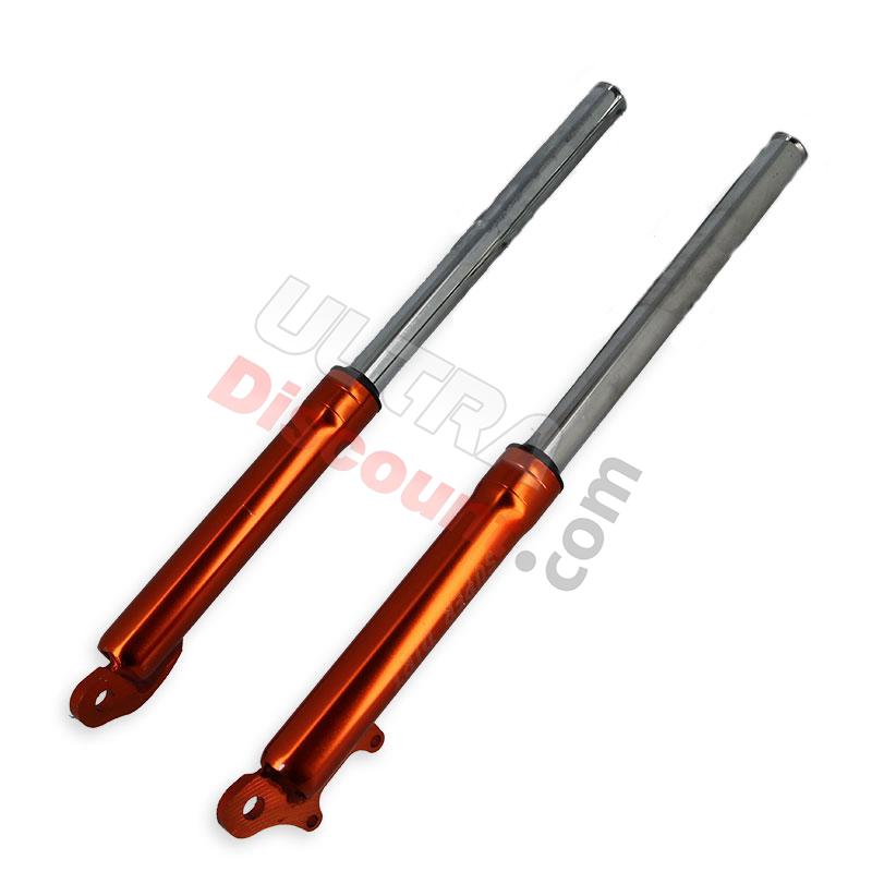 Gabelholme für pocket bike cross Orange (Typ 1), Pocket Cross Teile
