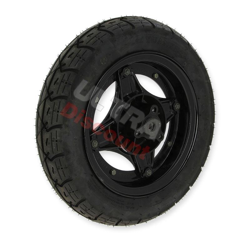 Rad vorn komplett 3.50-10 für Dax Skymax (Schwarz), Teile Dax Skymax Rad vorn komplett 3.50-10 für Dax Skymax (Schwarz), Teile Dax Skymax