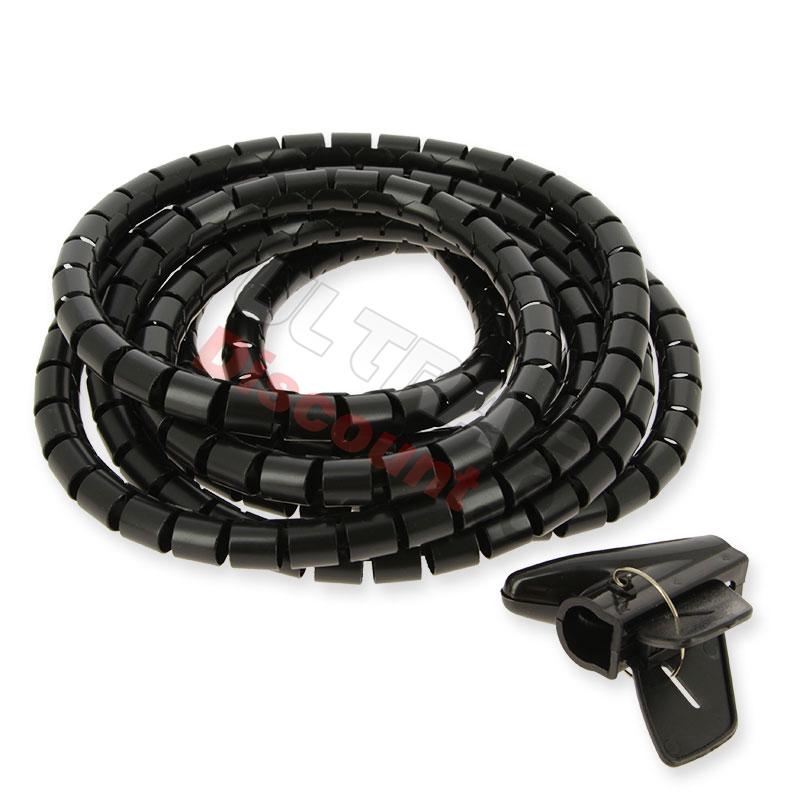 Kabelabdeckung 16mm, Länge 3m fur Shineray 250cc (Schwarz), Ersatzteile Shineray 250 ST9C Kabelabdeckung 16mm, Länge 3m fur Shineray 250cc (Schwarz), Ersatzteile Shineray 250 ST9C