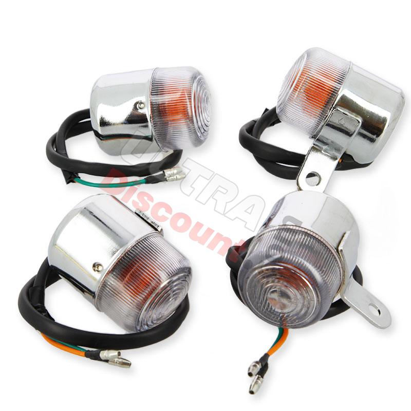4 x Blinker hinten - vorn für Cobra Skyteam 50 ccm und 125 ccm (chrom), Teile Cobra Skyteam 4 x Blinker hinten - vorn für Cobra Skyteam 50 ccm und 125 ccm (chrom), Teile Cobra Skyteam