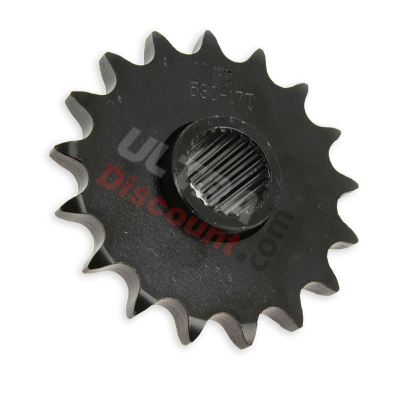 Ritzel 17 Zähne (530 : Ø:25mm) für Chinese ATV 530-T17, Ersatz Chinese Quad 200ccm Ritzel 17 Zähne (530 : Ø:25mm) für Chinese ATV 530-T17, Ersatz Chinese Quad 200ccm