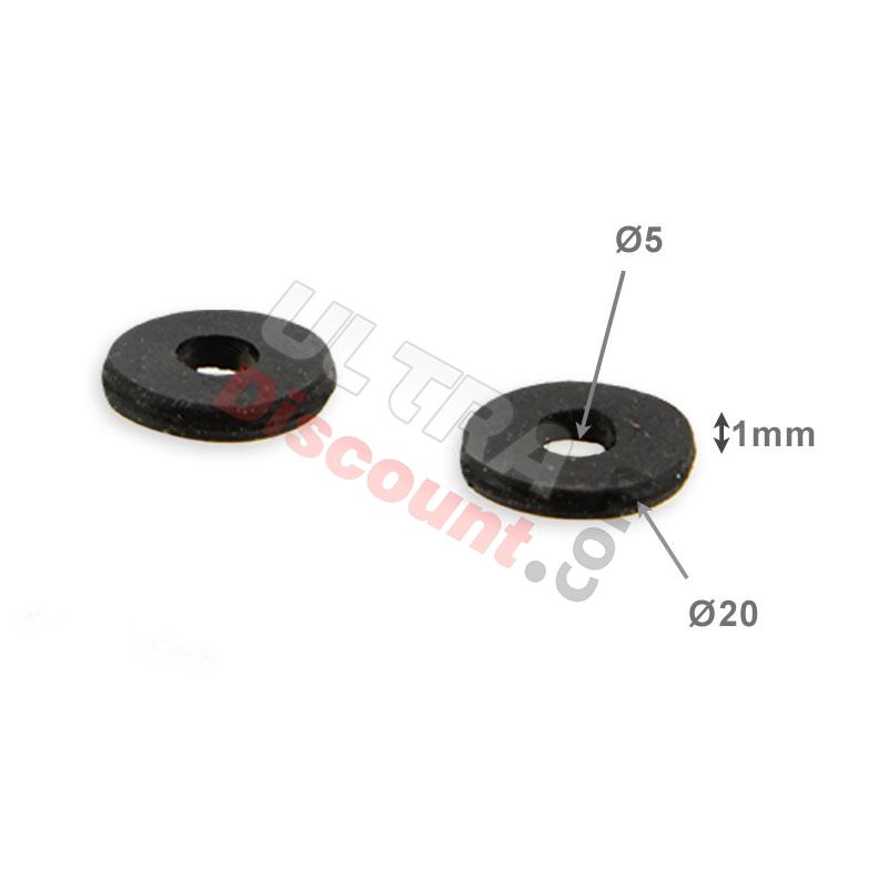 2x Gummischeibe für Verkleidung, Ersatzteile Pocket bike