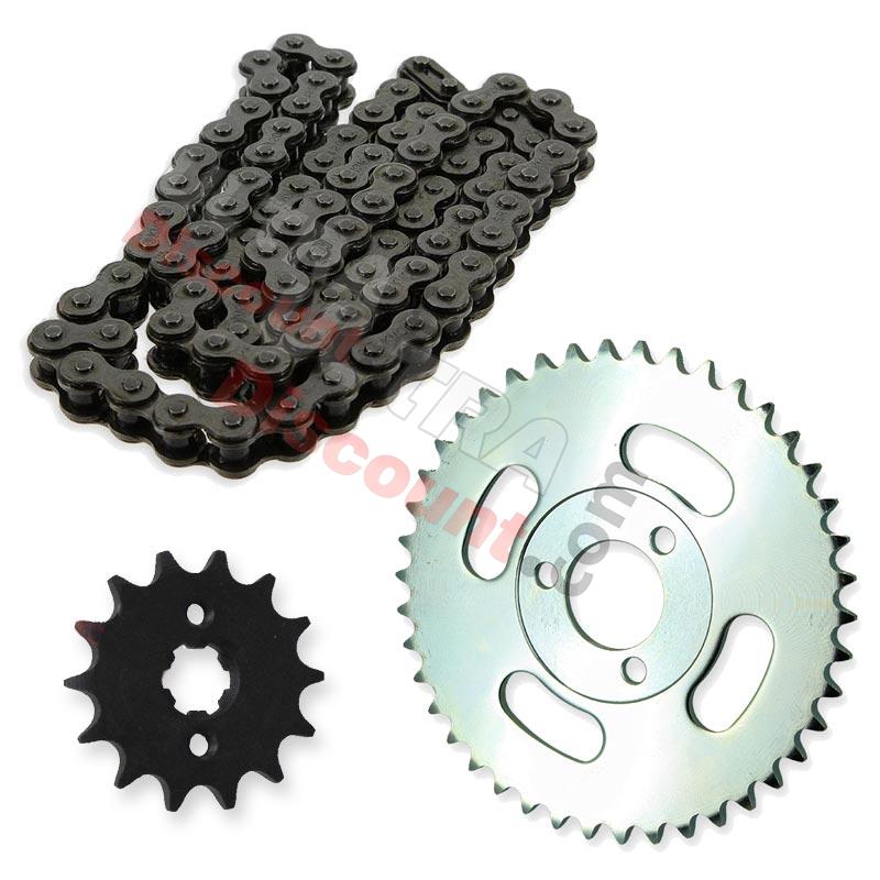 Getriebesatz Kette + Ritzel für Skymini monkey 10-Zoll ST50-8/8A, Teile Skymini Monkey Gorilla Getriebesatz Kette + Ritzel für Skymini monkey 10-Zoll ST50-8/8A, Teile Skymini Monkey Gorilla