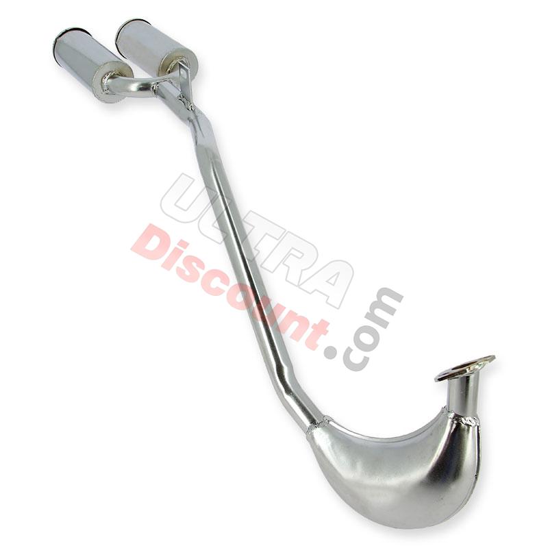 Auspuff mit Doppeldämpfer für Pocket Bike Cross, Pocket Cross Teile Auspuff mit Doppeldämpfer für Pocket Bike Cross, Pocket Cross Teile