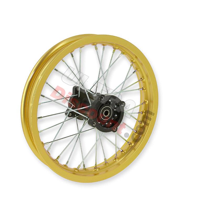 Felge hinten 14', gold, für dirt bike AGB30 (Typ 4), Ersatzteile Dirt bike