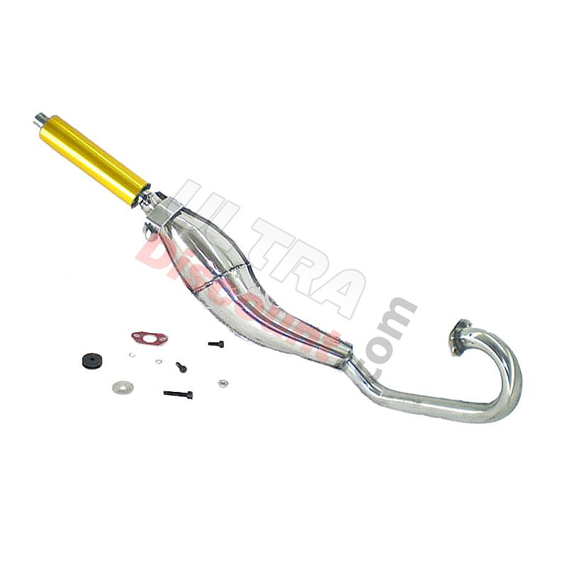 Auspuff Tuning Edelstahl, gold, (Typ 2) für pocket bike, Ersatzteile Pocket bike