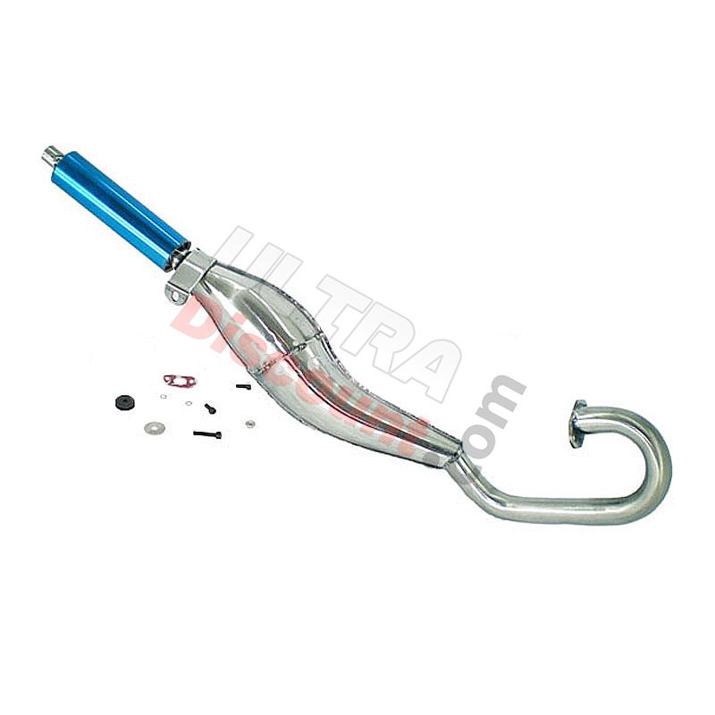 Auspuff Tuning Edelstahl, blau, für Pocket Supermoto (Typ 2), Teile Pockets Supermoto Auspuff Tuning Edelstahl, blau, für Pocket Supermoto (Typ 2), Teile Pockets Supermoto