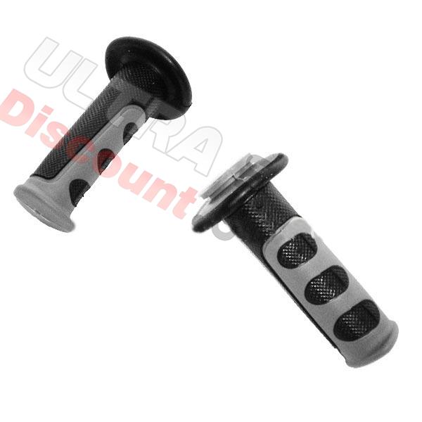 Griffe rutschfest (schwarz-grau), Ersatz Shineray 250 STIXE ST9E Griffe rutschfest (schwarz-grau), Ersatz Shineray 250 STIXE ST9E