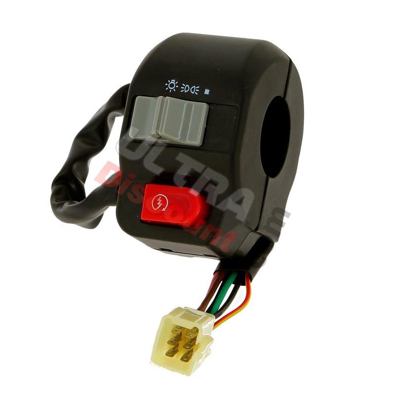 Lenkerschalter rechts für Motorroler Jonway YY50QT-28A, Teile Motorroller Jonway Lenkerschalter rechts für Motorroler Jonway YY50QT-28A, Teile Motorroller Jonway