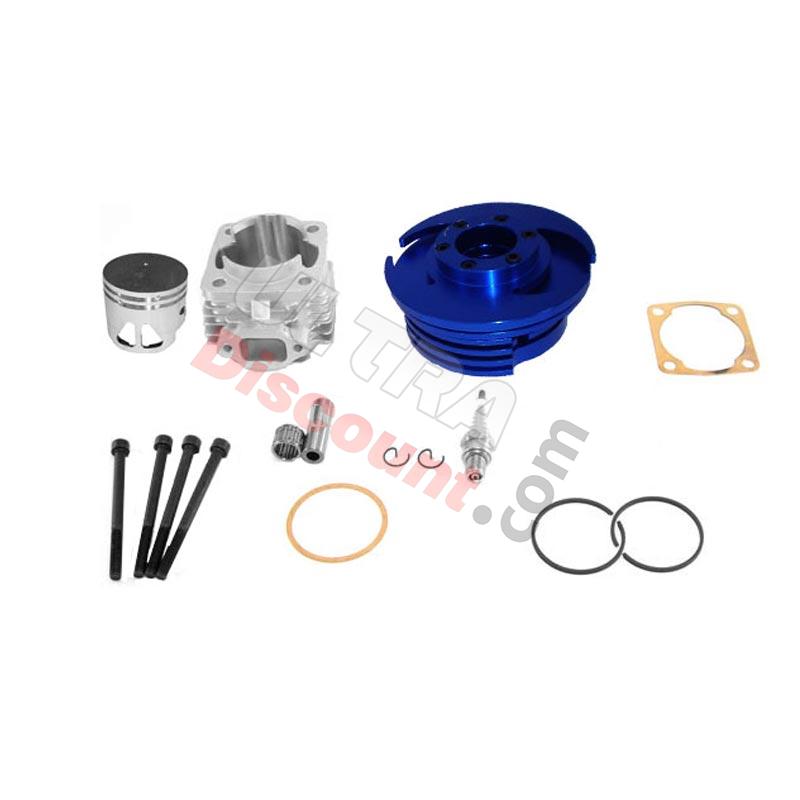 Kit 53 ccm 4 Schleusen, Bolzen 12 mm, blau (Typ C), Teile Pockets Supermoto