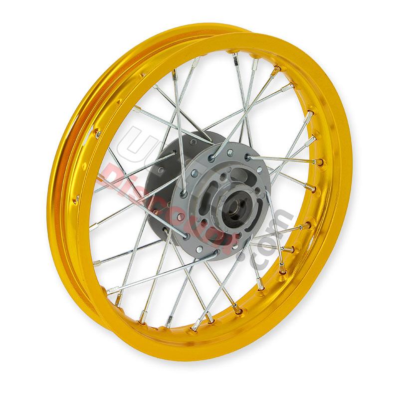 Felge vorn 12'', Gold, für dirt bike, Ersatzteile Dirt bike