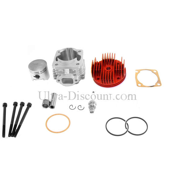 Kit 49 ccm 4 Schleusen Achse 12 mm (Typ A rot) für pocket bike, Teile Pockets Supermoto