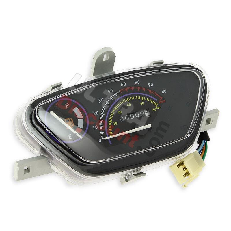 Tachometer für Skooter Baotian BT49QT-9, Ersatzteile Baotian BT49QT-9