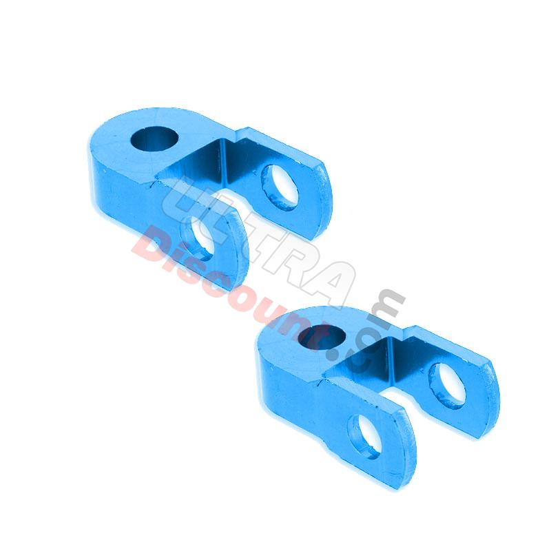2 Verlängerung für Stoßdämpfer 6 cm dirt bike (blau), Ersatzteile Dirt bike