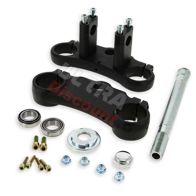 Gabelbrücke komplett 48x51x170  für dirt bike - SCHWARZ, Ersatzteile Dirt bike