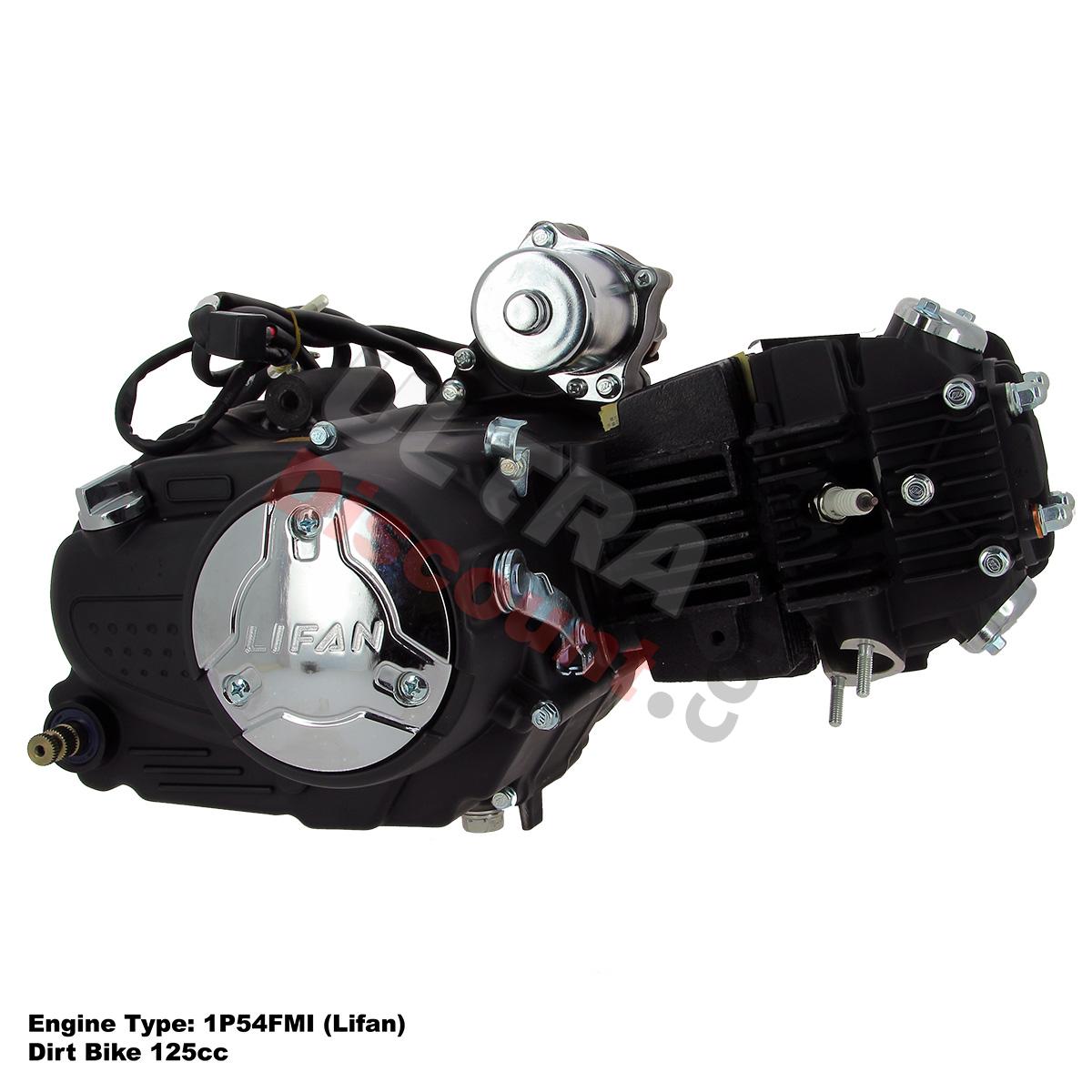 Motor 125 ccm Lifan 1P54FMI dirt bike, Ersatzteile Dirt bike