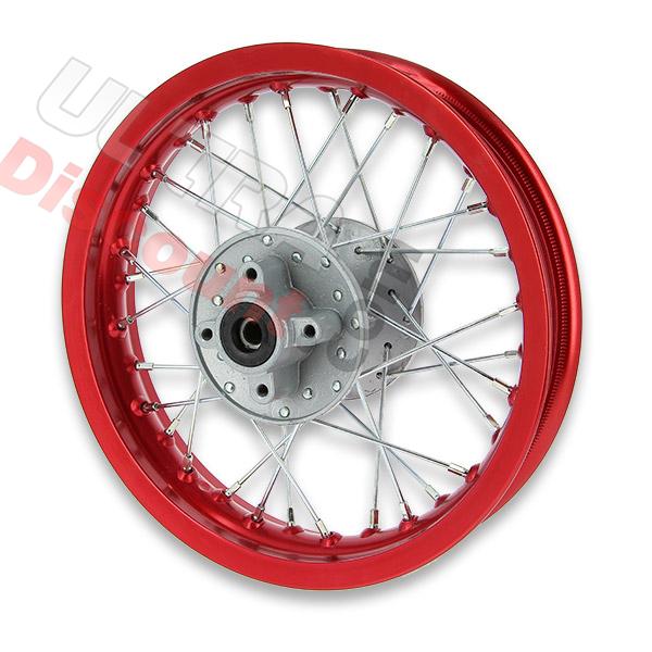 Felge hinten 12'', rot, für dirt bike (Typ 1), Ersatzteile Dirt bike