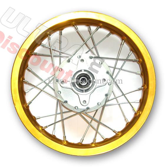 Felge hinten 14', gold, für dirtbike (Typ 3), Ersatzteile Dirt bike