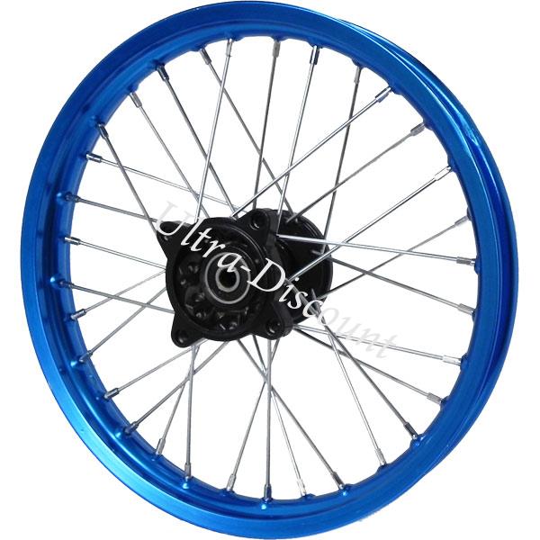 Felge vorn 14'', Blau, für dirt bike (Typ 2), Ersatzteile Dirt bike