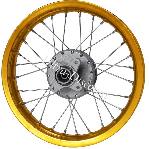 Felge hinten 14'' für dirt bike ( Gold,Typ 5 ), Ersatzteile Dirt bike