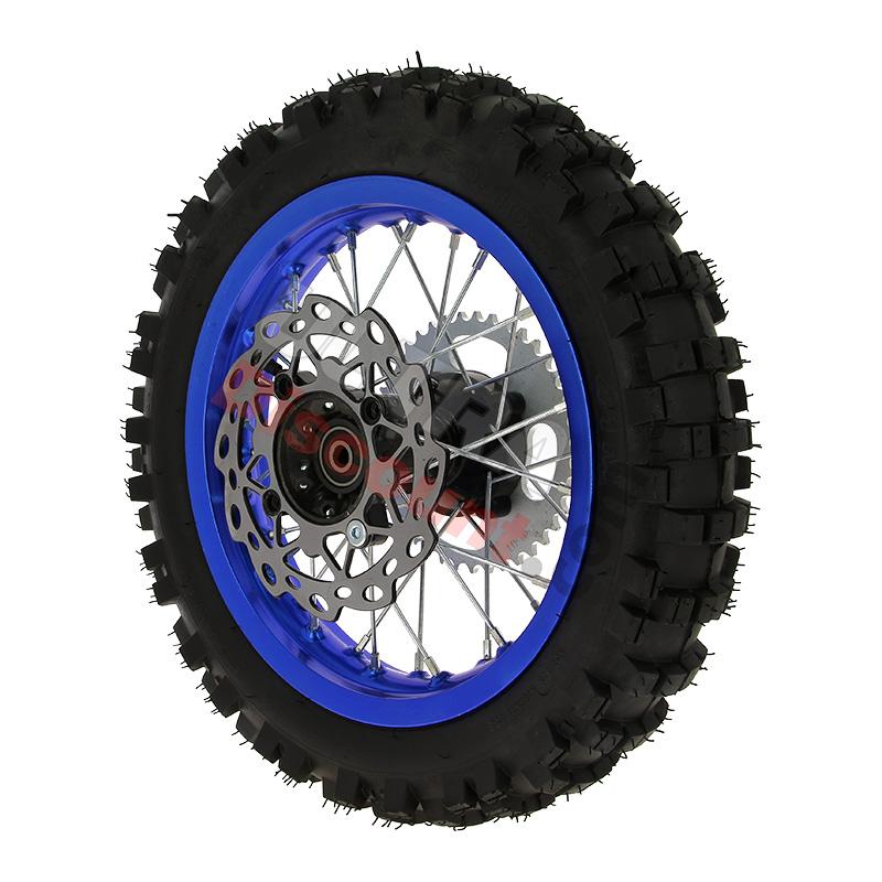 Rad hinten komplett 12', blau, für dirt bike AGB29, Ersatzteile Dirt bike Rad hinten komplett 12', blau, für dirt bike AGB29, Ersatzteile Dirt bike