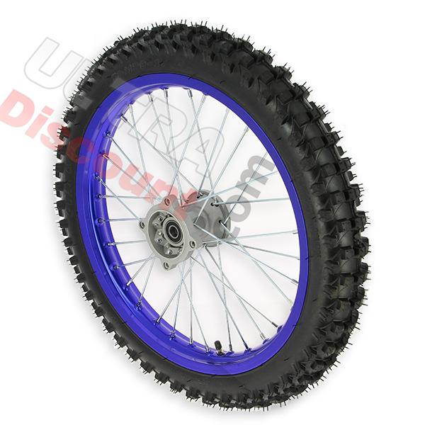 Rad vorn 17'', für dirt bike AGB 30 - Blau, Ersatzteile Dirt bike Rad vorn 17'', für dirt bike AGB 30 - Blau, Ersatzteile Dirt bike