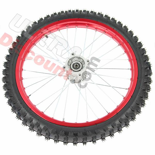 Rad vorn 19'', rot, für dirt bike AGB 30, Ersatzteile Dirt bike
