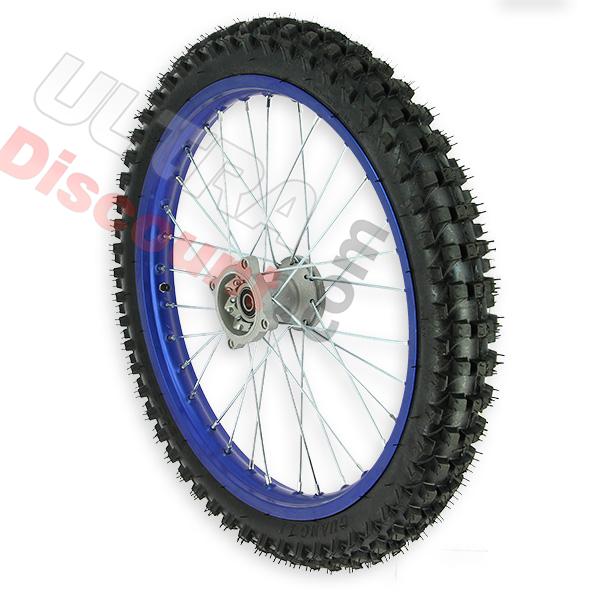 Rad vorn 19'', für dirt bike AGB 30 - Blau, Ersatzteile Dirt bike