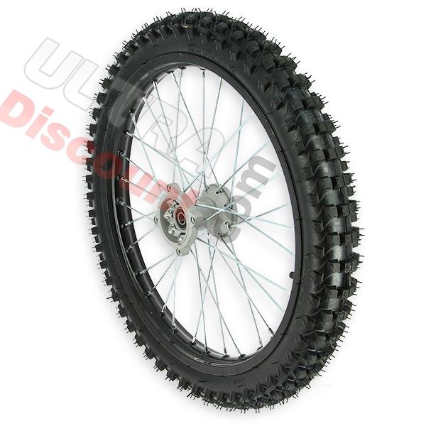 Rad vorn 19'', für dirt bike AGB 30 - Schwarz, Ersatzteile Dirt bike Rad vorn 19'', für dirt bike AGB 30 - Schwarz, Ersatzteile Dirt bike