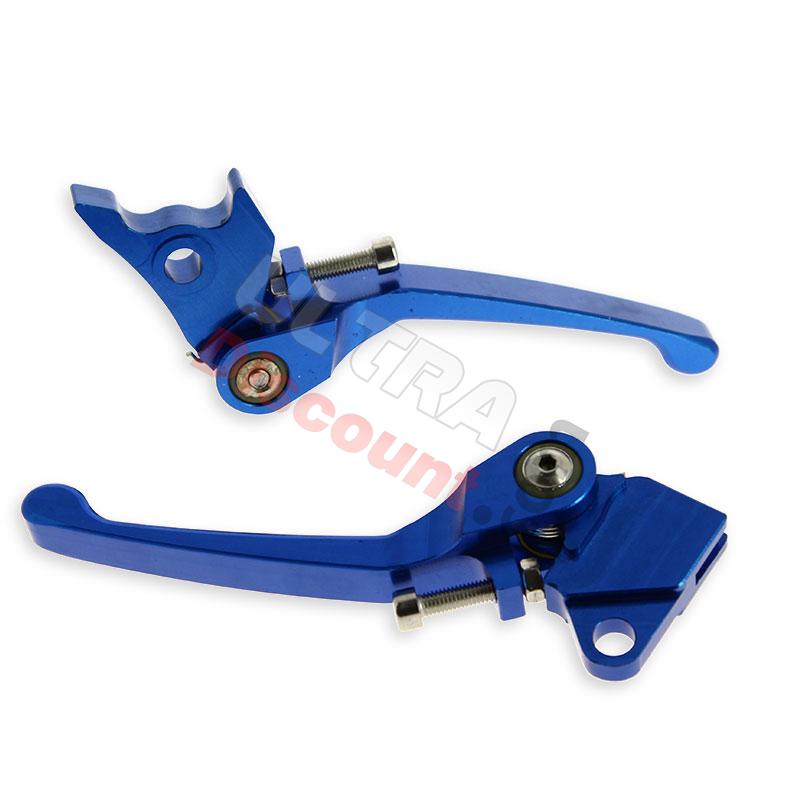 Griffe aus Alu Paar, blau, für dirt bike, Ersatzteile Dirt bike