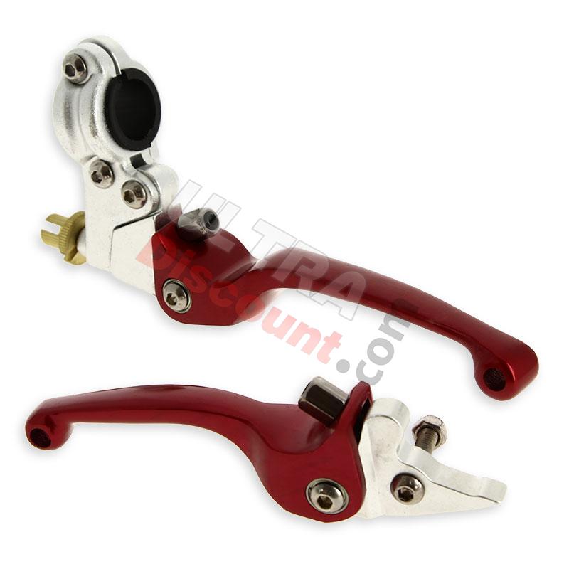 Griffe aus Alu (Paar), rot, für dirt bike Typ UD Racing, Ersatzteile Dirt bike Griffe aus Alu (Paar), rot, für dirt bike Typ UD Racing, Ersatzteile Dirt bike